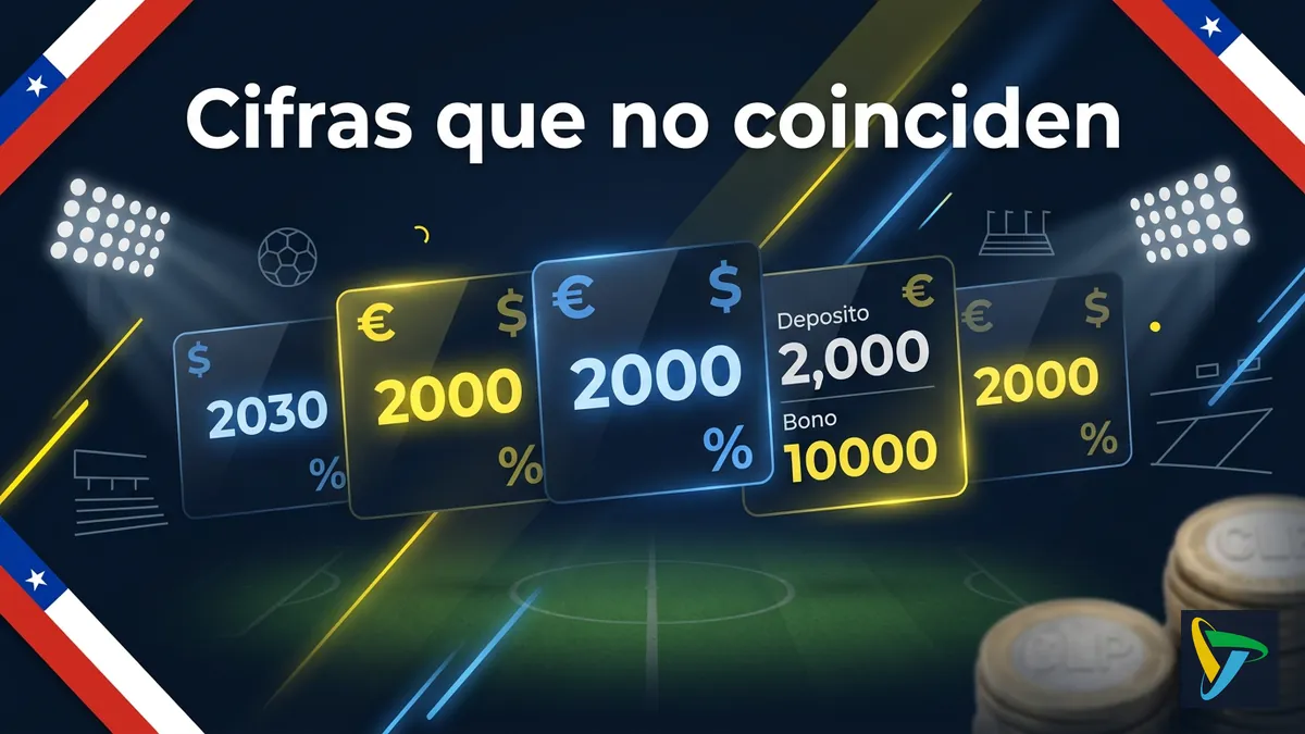 Comparativa de cifras del bono de bienvenida BetPlay reportadas por distintas fuentes