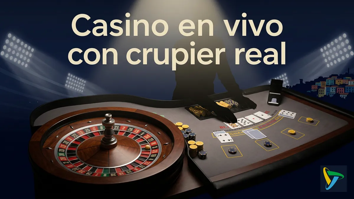 Mesa de ruleta y blackjack en vivo del casino BetPlay con acento de Valparaíso