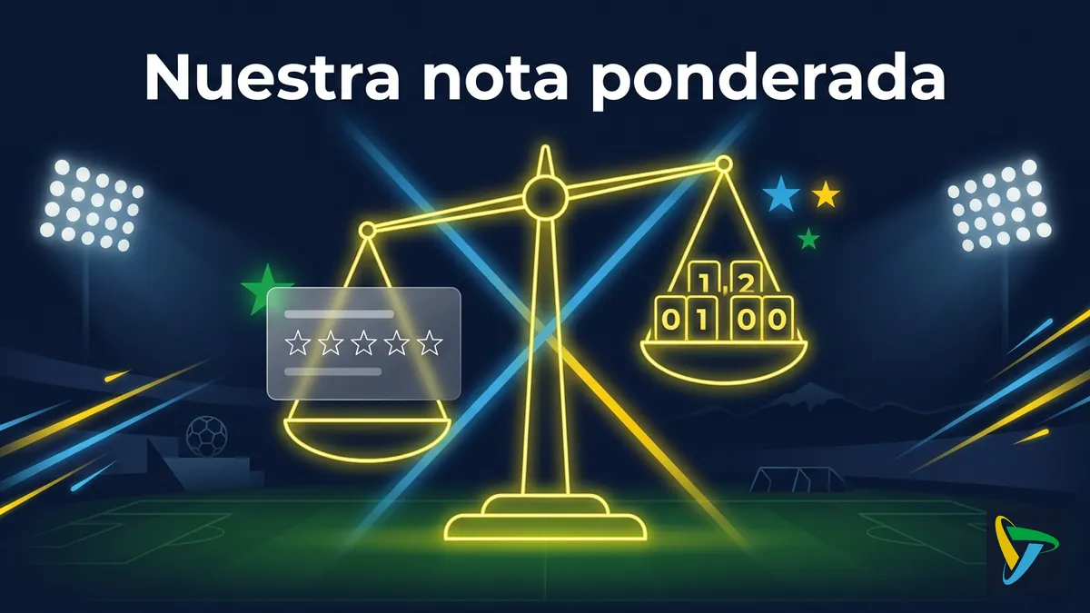Como calculamos la nota propia de Betplay con seis criterios ponderados