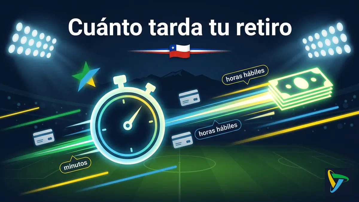 Tiempos de acreditación de un retiro en Betplay Chile según el método elegido
