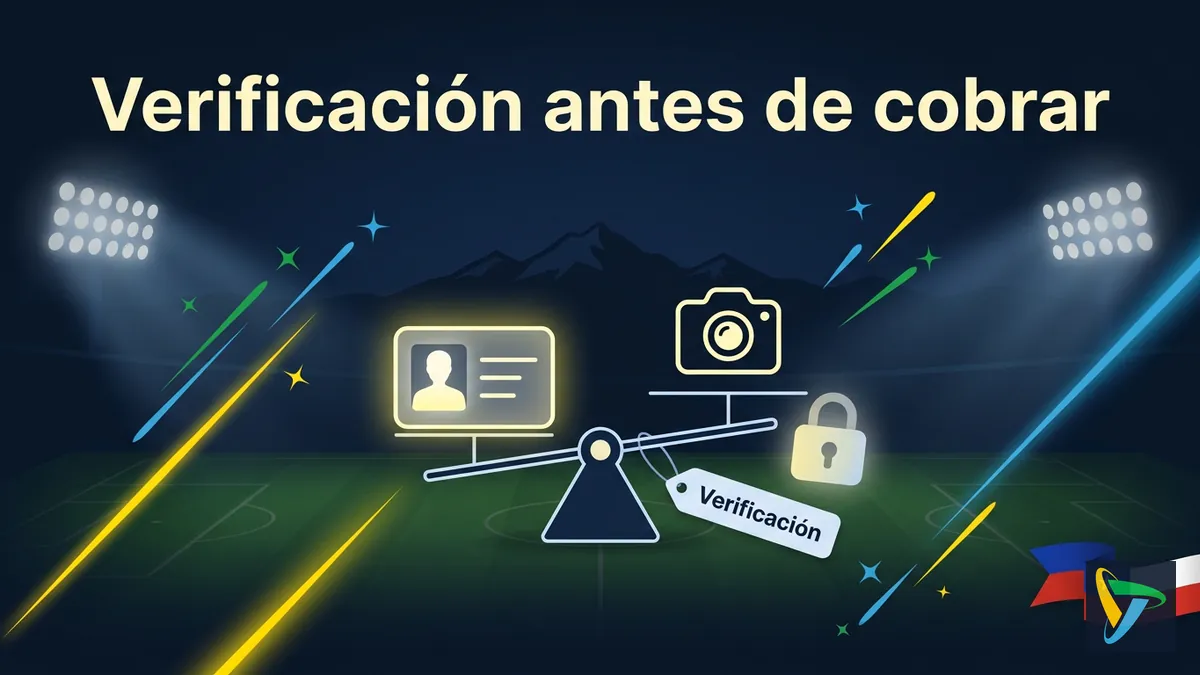 Verificación de identidad KYC necesaria para retirar ganancias en Betplay Chile